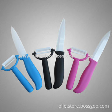 Ceramic Paring Knife with Peeler
